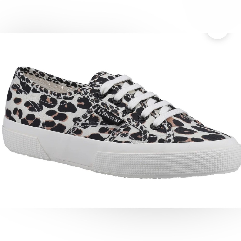 Superga 2750 Sneaker in Light Beige Leopard Avorio - Picture 1 of 6